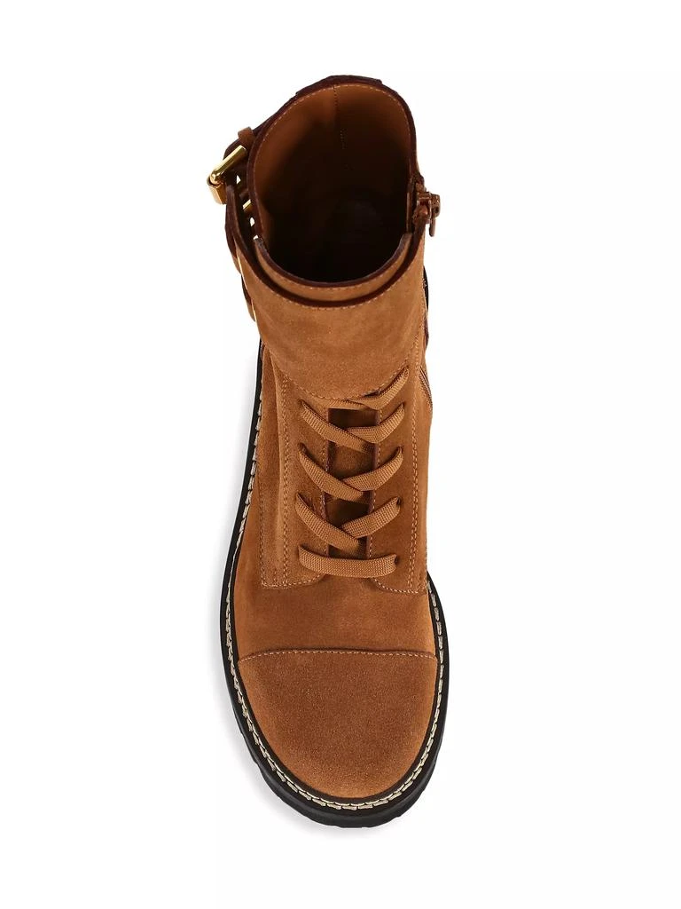 See by Chloé Mallory Leather Combat Boots 5