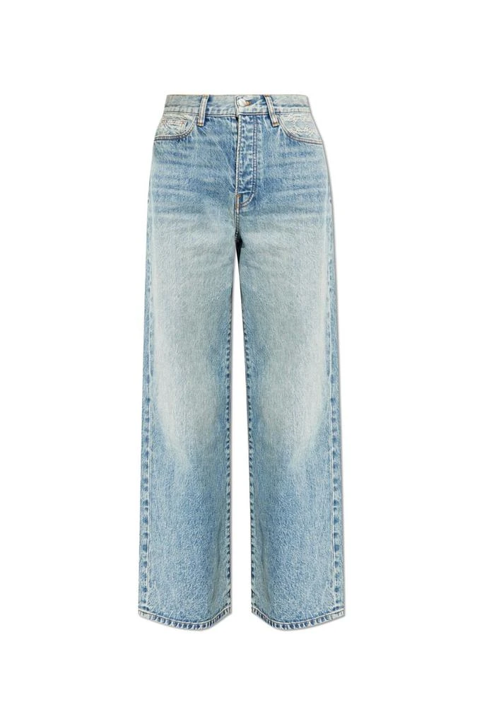 AMIRI Amiri High-Waist Wide-Leg Jeans 1