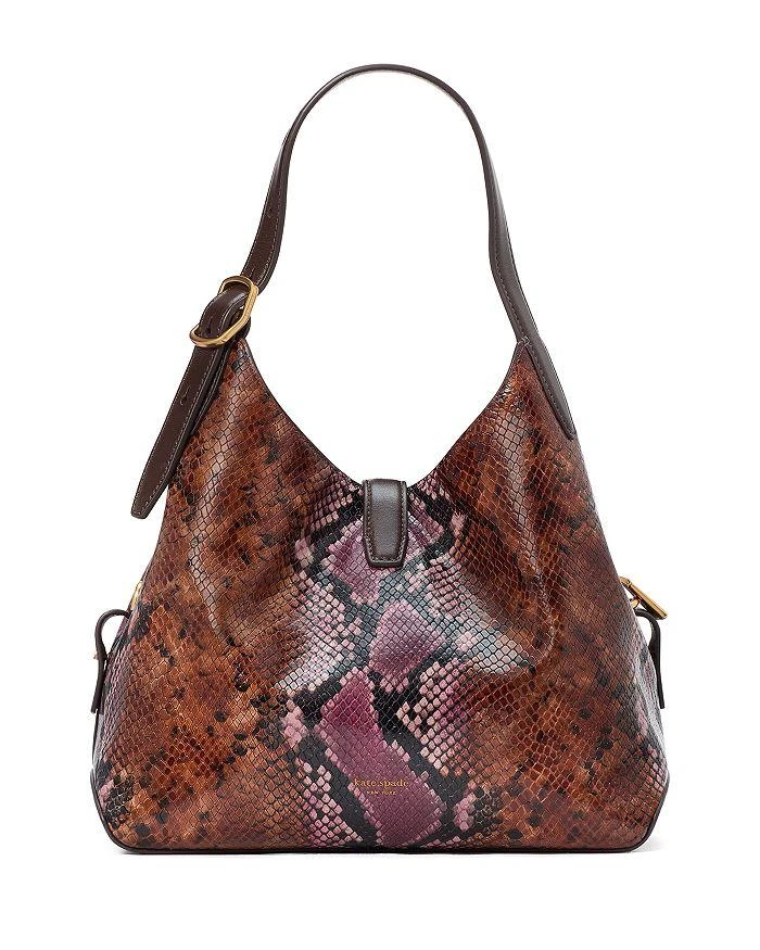 Kate Spade Deco Snake Embossed Leather Small Crossbody Tote 4