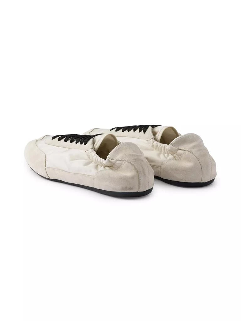 Prada Men's Re-Nylon and Suede Elasticized Sneakers 3