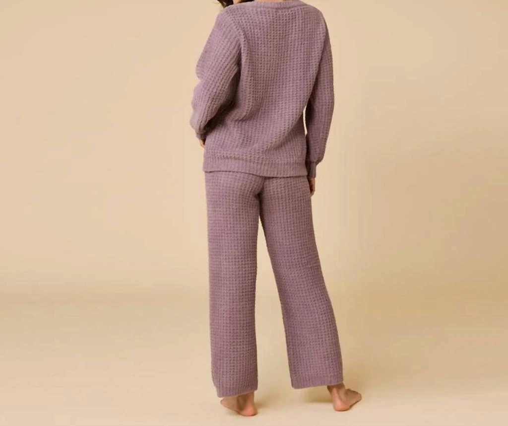 SOFTiES Softies - Waffle Marshmallow Boatneck Lounge Set 3