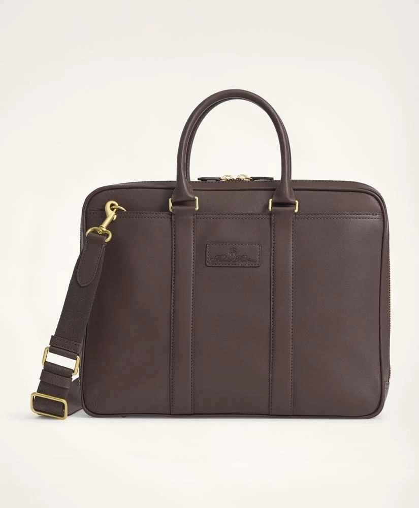 Brooks Brothers Leather Briefcase 1