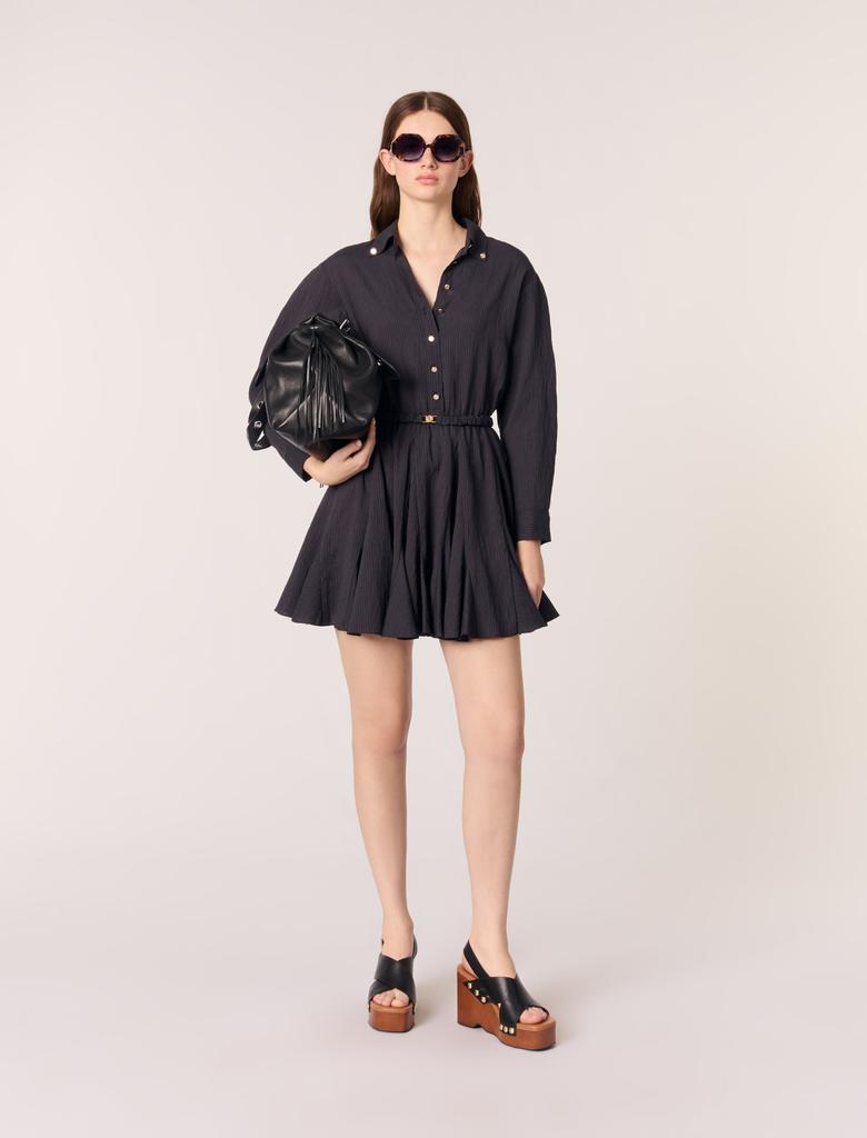 Maje Maje Woman's viscose Mini crepe dress for Spring/Summer