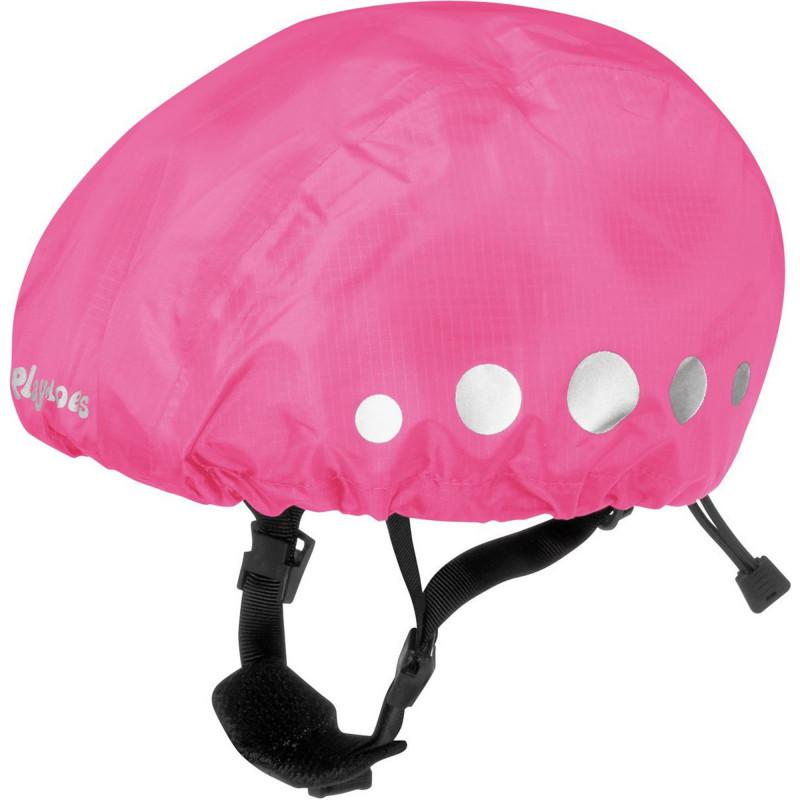 Playshoes Rain cover for bike helmet in pink