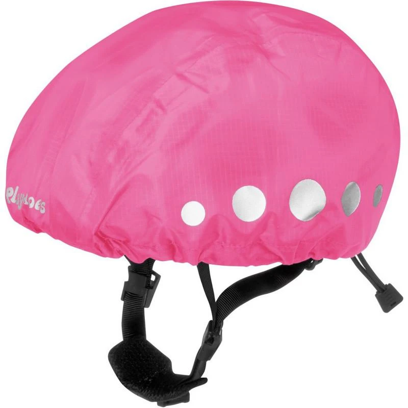 Playshoes Rain cover for bike helmet in pink 1