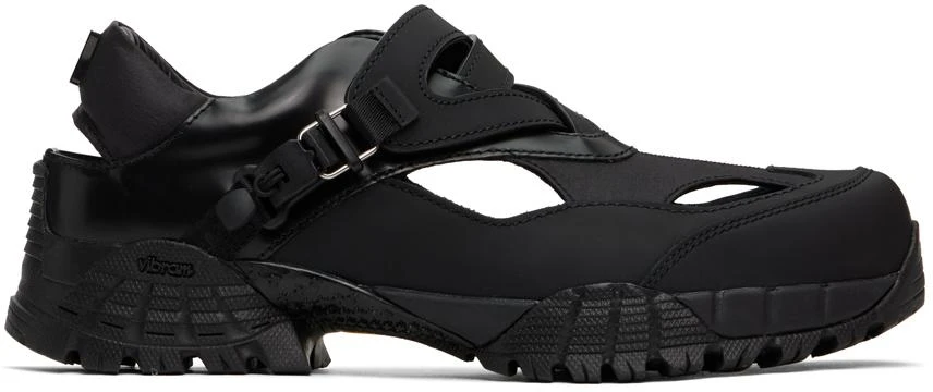 Wooyoungmi Black Cutout Sneakers 1