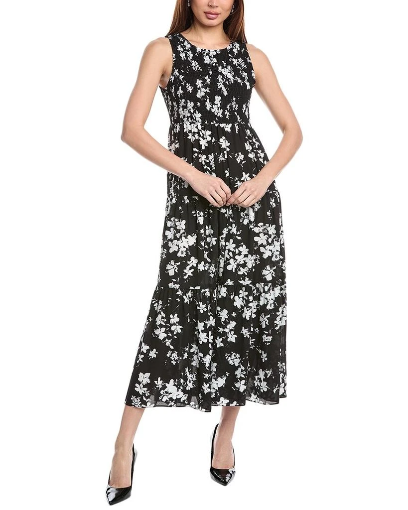 Anne Klein Petite Smocked Bodice Maxi Dress 1