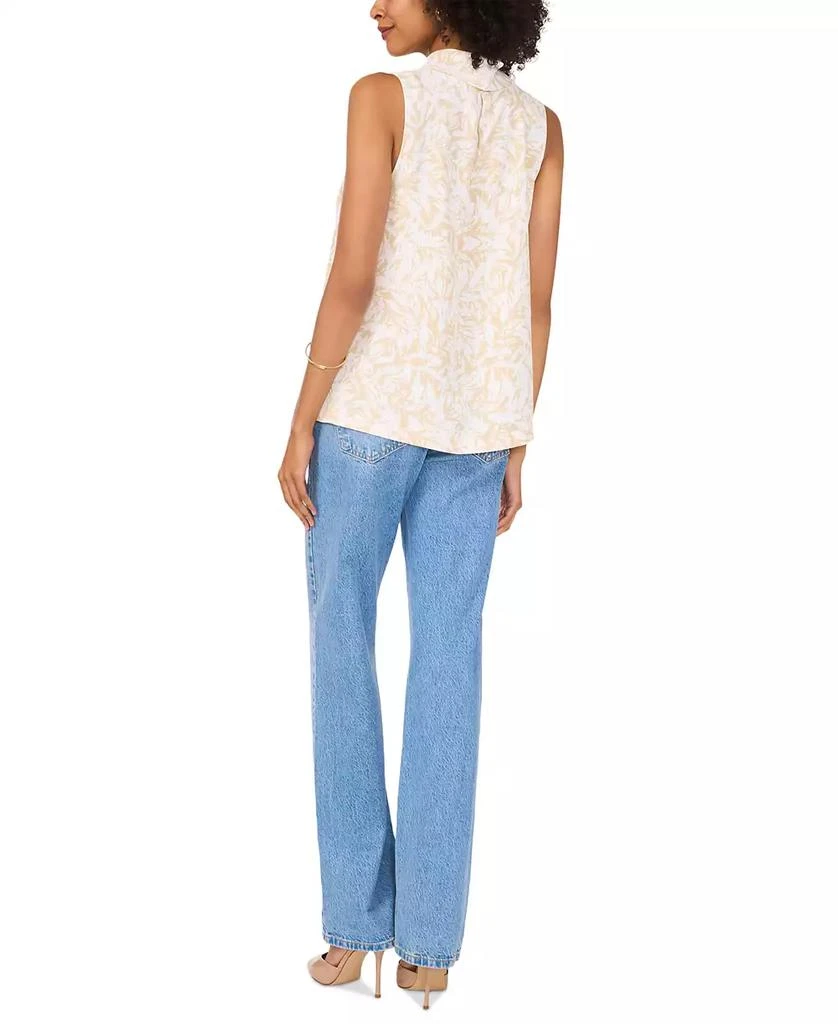 Vince Camuto Women's Printed Cowl-Neck Sleeveless Top 4
