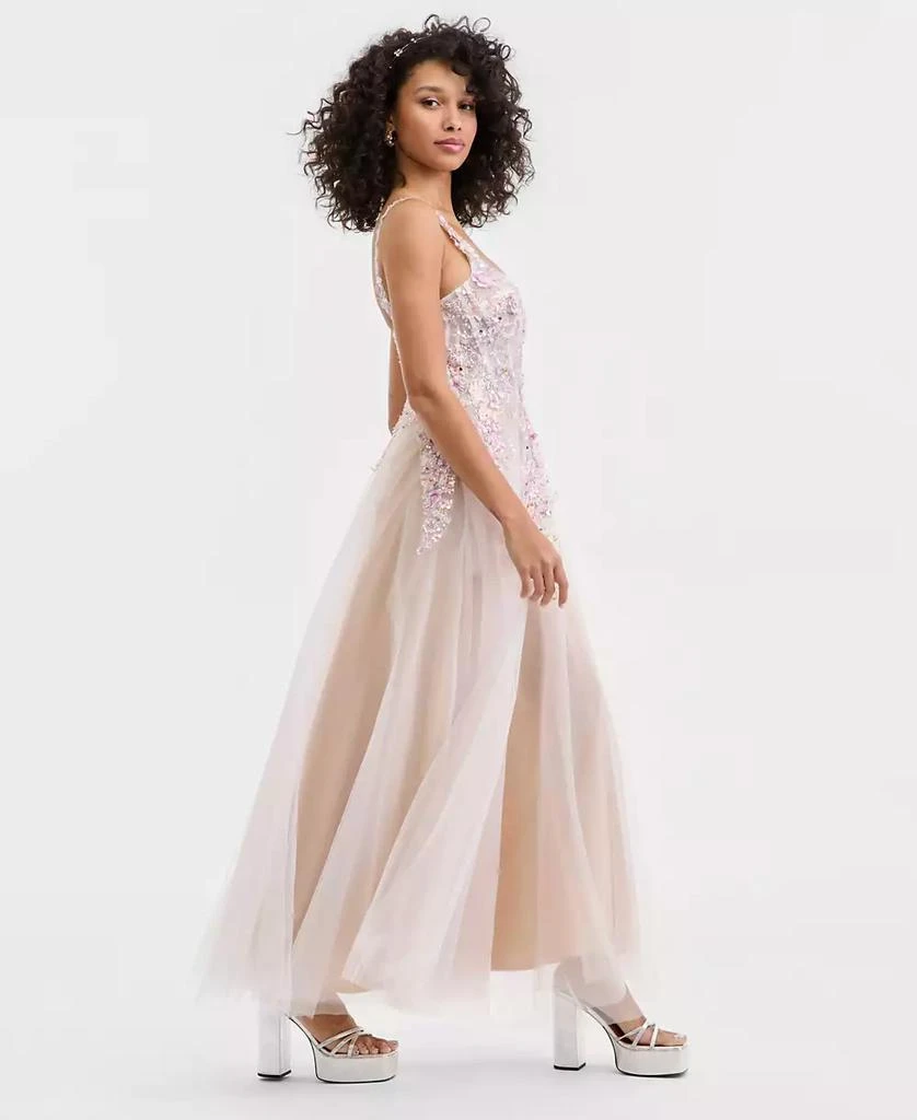 juniors high low formal dresses Short Halter Junior Prom Dresses 2022 Short Tulle Appliques – Lisposa main image 0