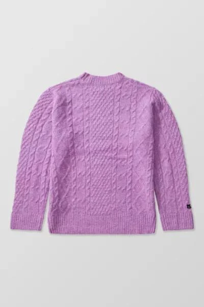 BDG BDG Fluffy Pink Cable Knit Sweater 6