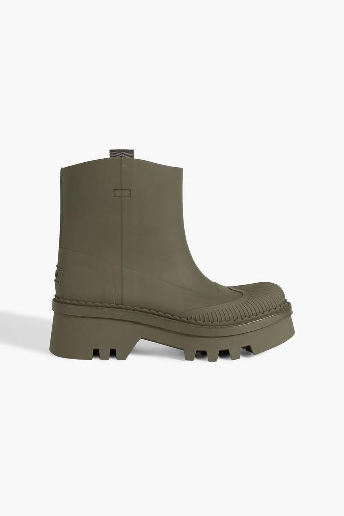 Chloé Raina embossed rubber rain boots