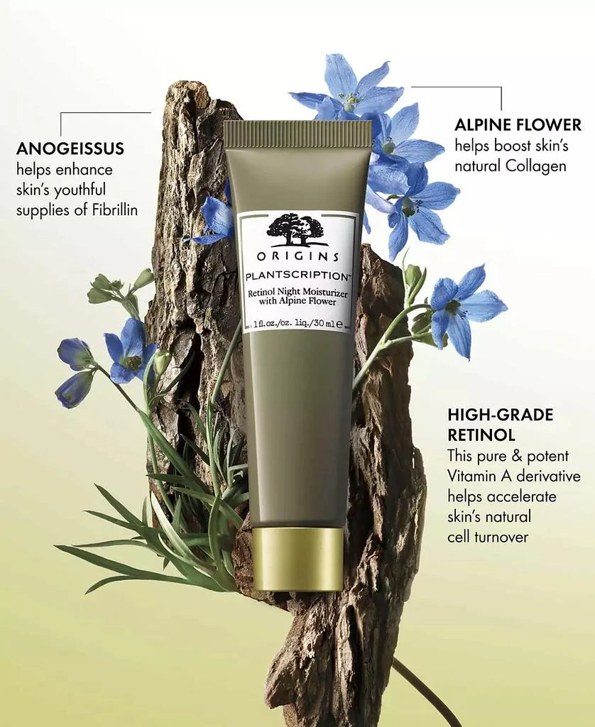 Origins Plantscription™ Retinol Night Moisturizer with Alpine Flower, 1 oz. 3