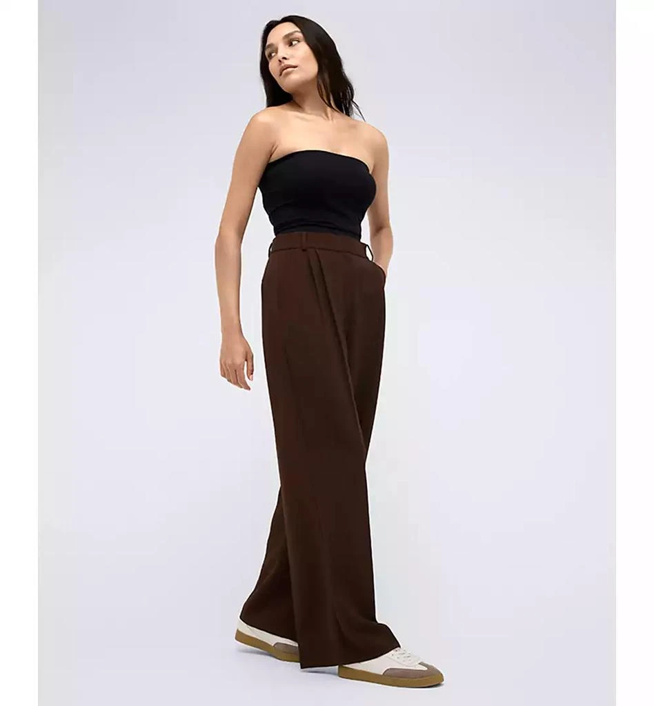 Kenneth Cole Women's Pleated High-Rise Wide-Leg Pants 3
