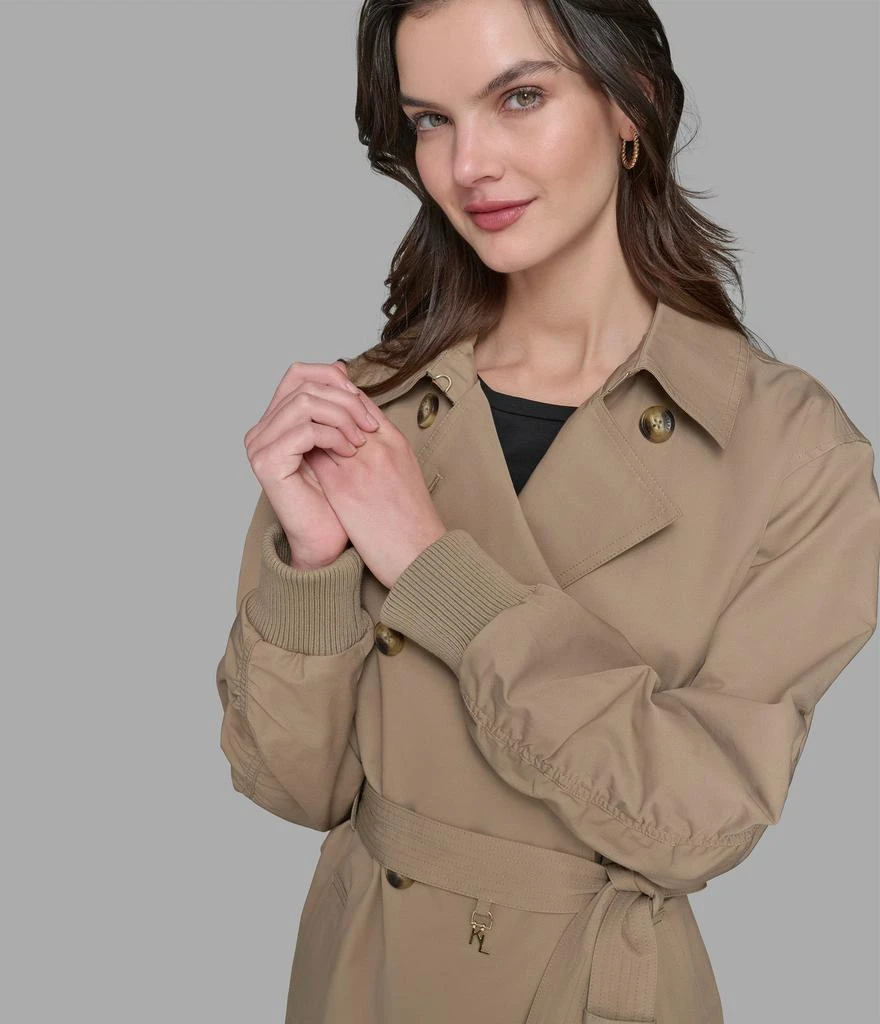 Karl Lagerfeld Paris SHORT BELTED TRENCH 7