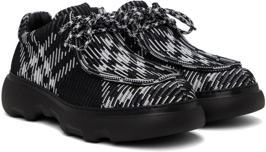 Burberry Black & White Creeper Derbys 4