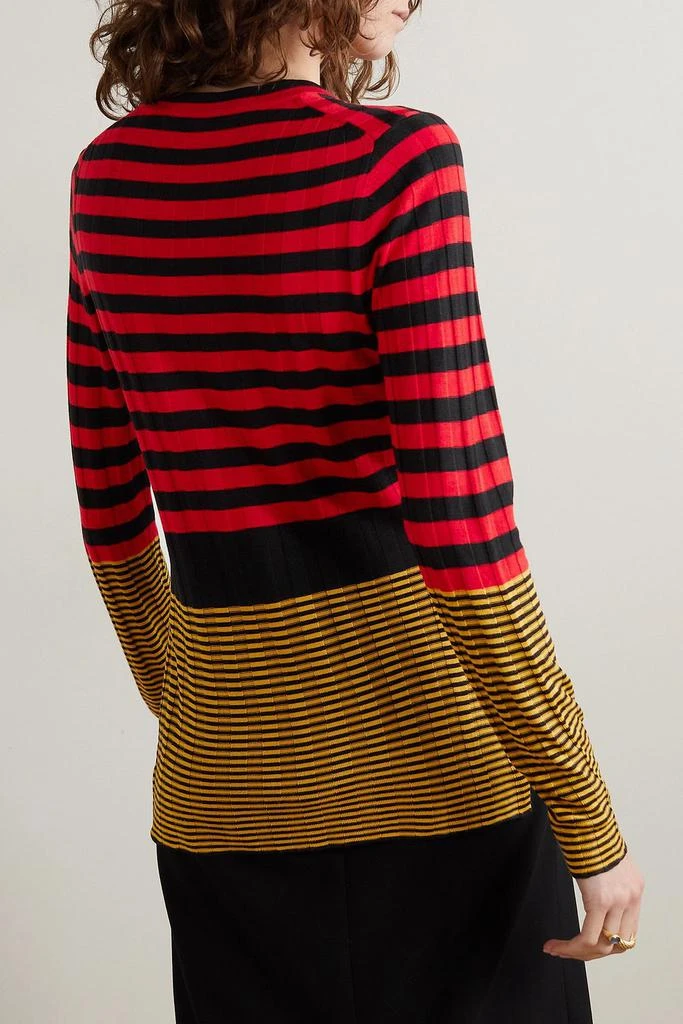 Proenza Schouler Striped ribbed-knit sweater 3