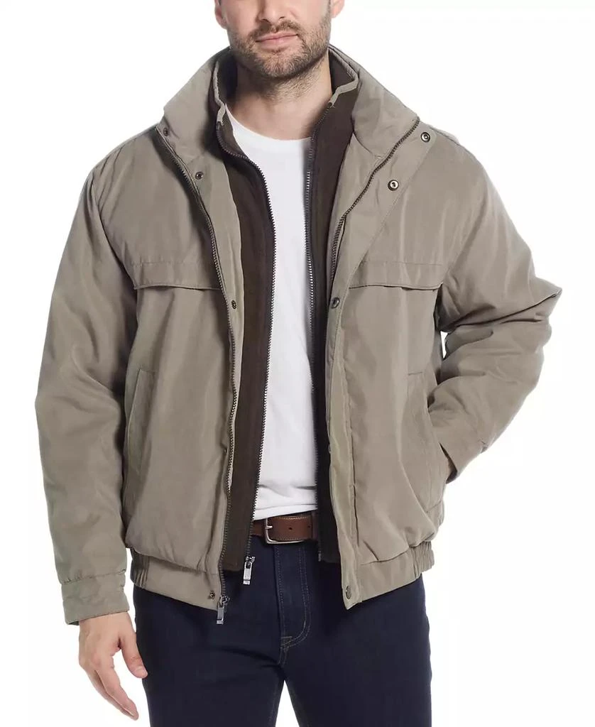 Weatherproof Men's Microfiber Poly Filled Bomber Jacket 1