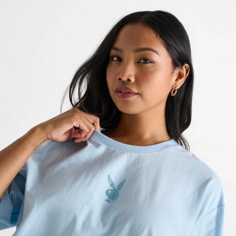 Playboy Women's Playboy Butterfly Wave Boyfriend T-Shirt 6