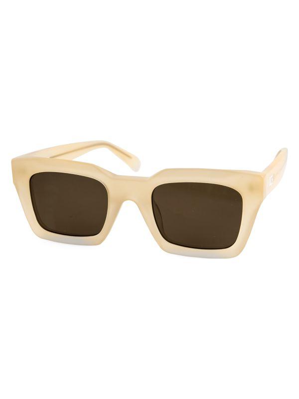AQS Harper 55MM Cat Eye Square Sunglasses