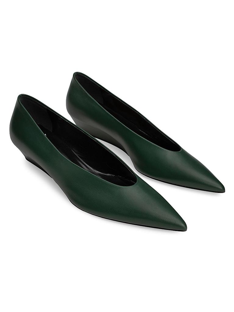 PIERRE HARDY Amber 35MM Leather Wedge Pumps