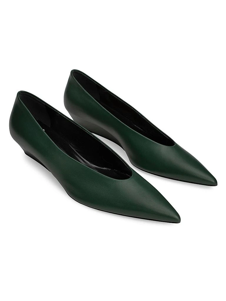 PIERRE HARDY Amber 35MM Leather Wedge Pumps 2