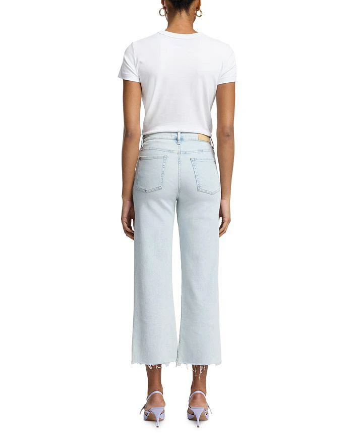 7 For All Mankind Cropped Alexa High Rise Jeans in Maui 3