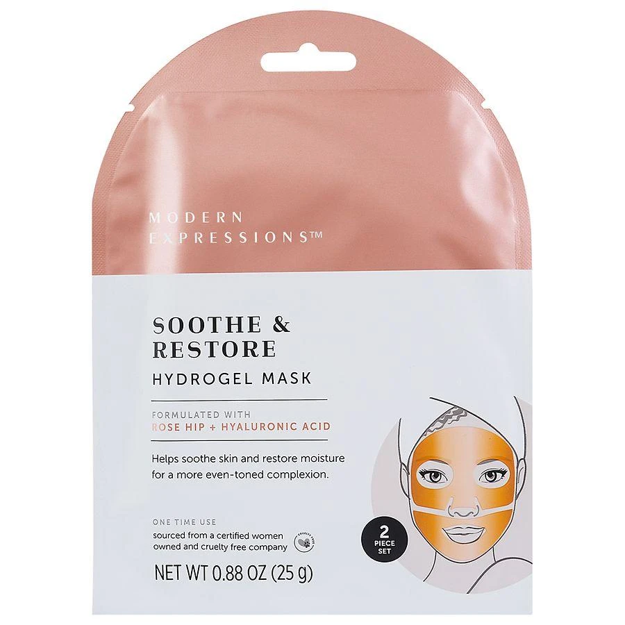 Modern Expressions Soothe & Restore Hydrogel Mask 1