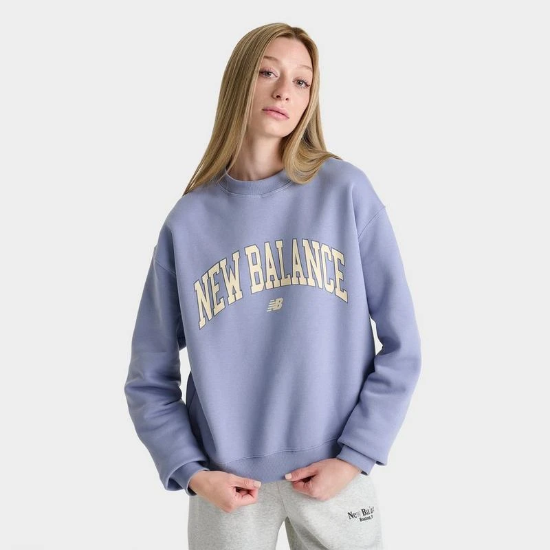 New Balance Women's New Balance Collegiate Crewneck Sweatshirt 1