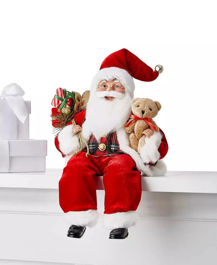 Macy's Fabric Sitting Santa in Red Outfit, Exclusively at Macy’s 1