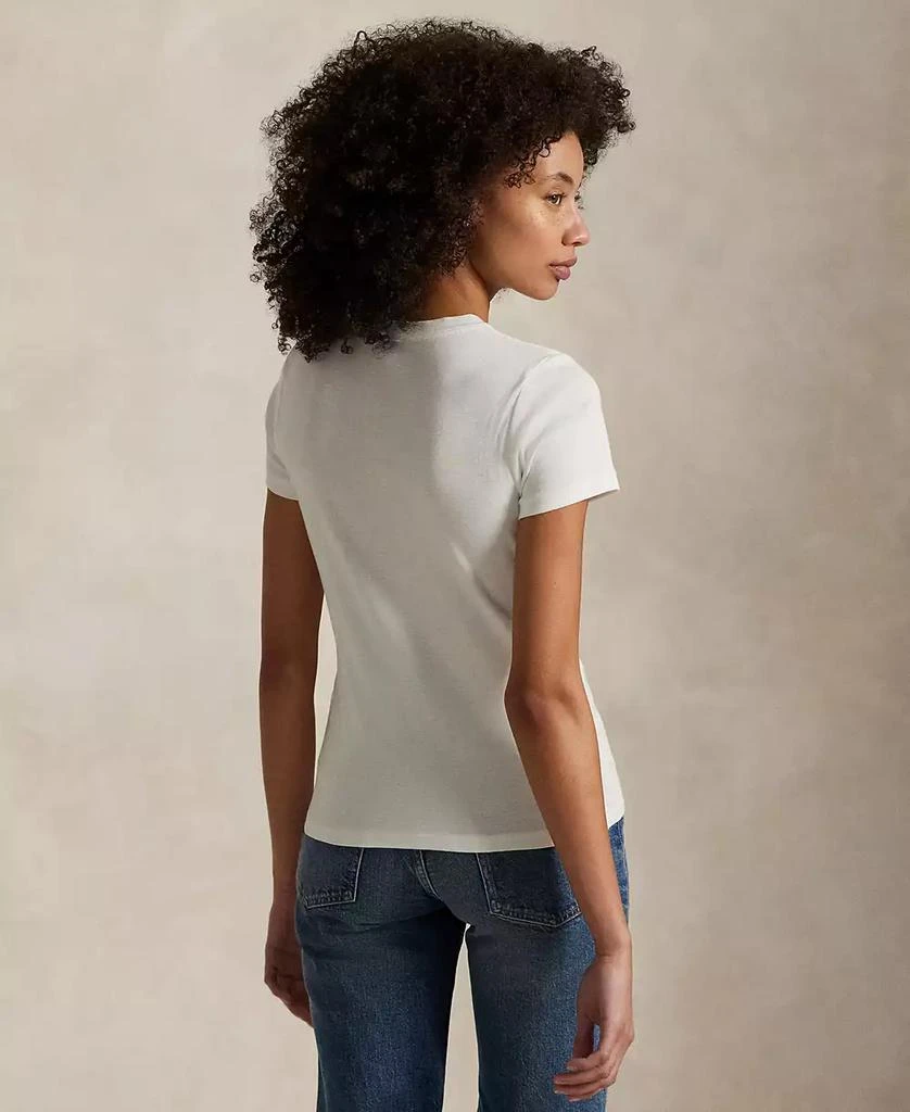 Ralph Lauren Women's Ribbed Cotton Tee 2