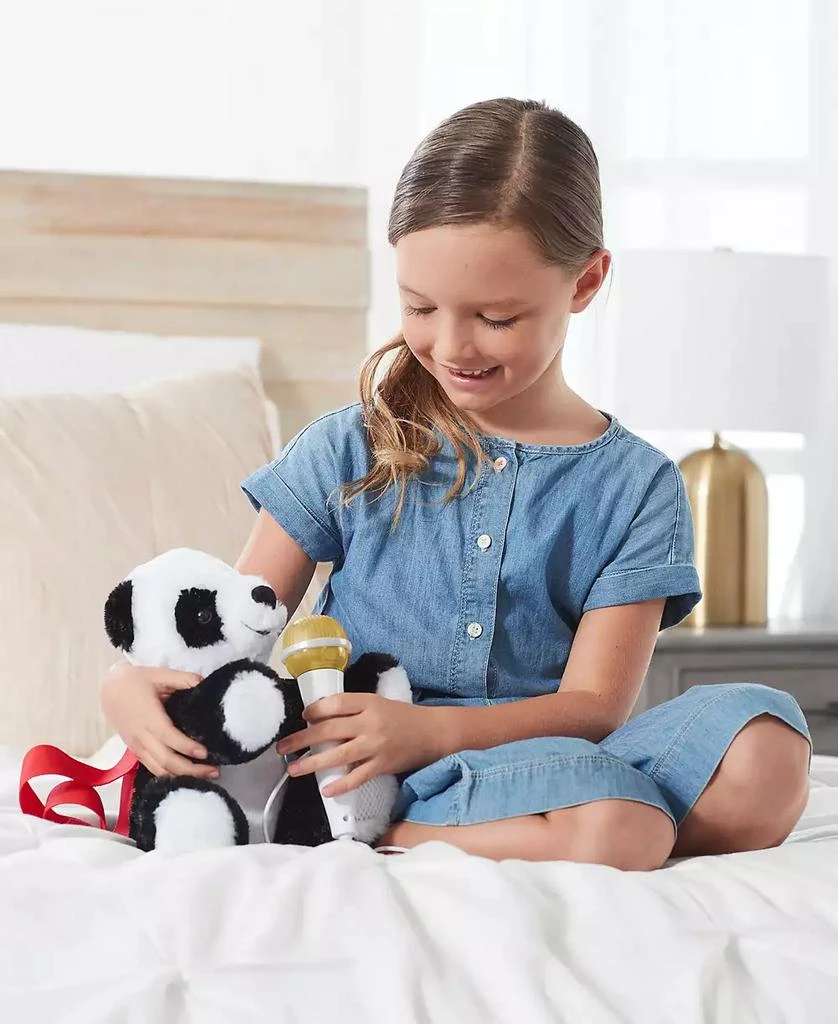 Singing Machine Plush Toy Karaoke Backpack with Microphone, Speaker, Songs Sound Effects, BigPanda 5
