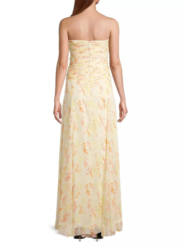 Likely Clea Floral Strapless Gown 5
