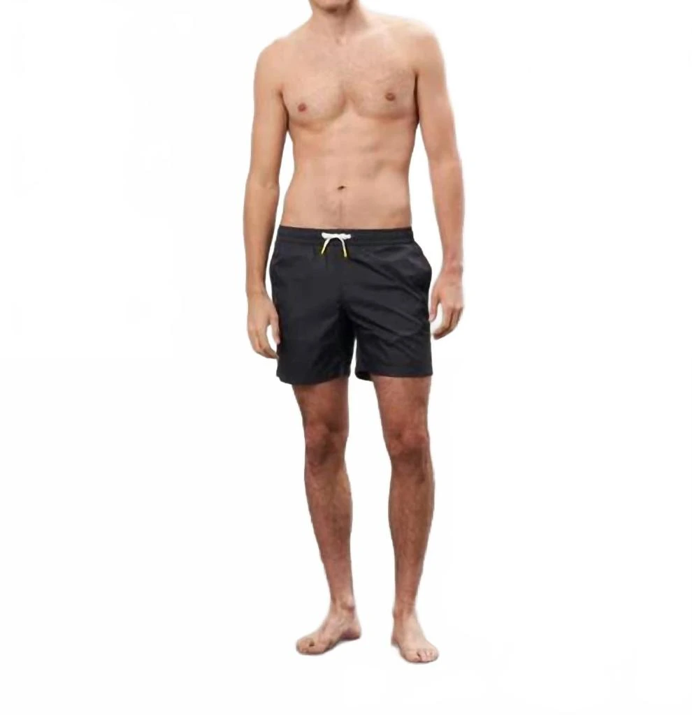 Hartford Men's Swim Trunks In Charcoal 1