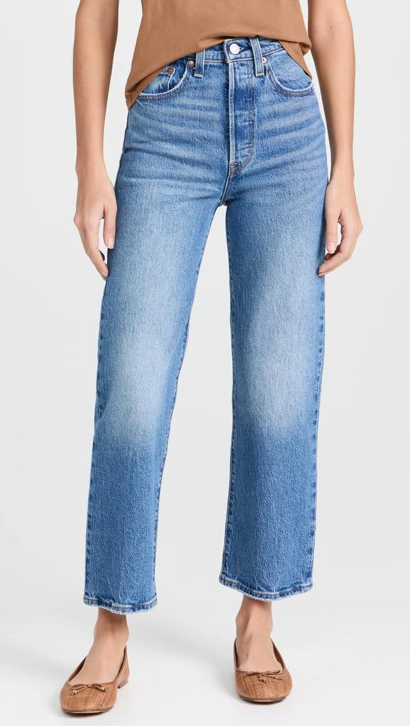 Levi's Ribcage Straight Ankle Jeans 1