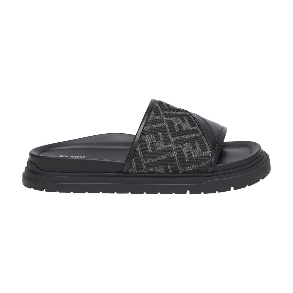 サンダル FENDI Diagonal' sandals Fendi Diagonal FF Jacquard Slides Size 43 | eBay