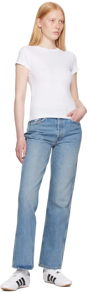 Re/Done White Hanes Edition 1960s Slim T-shirt 4