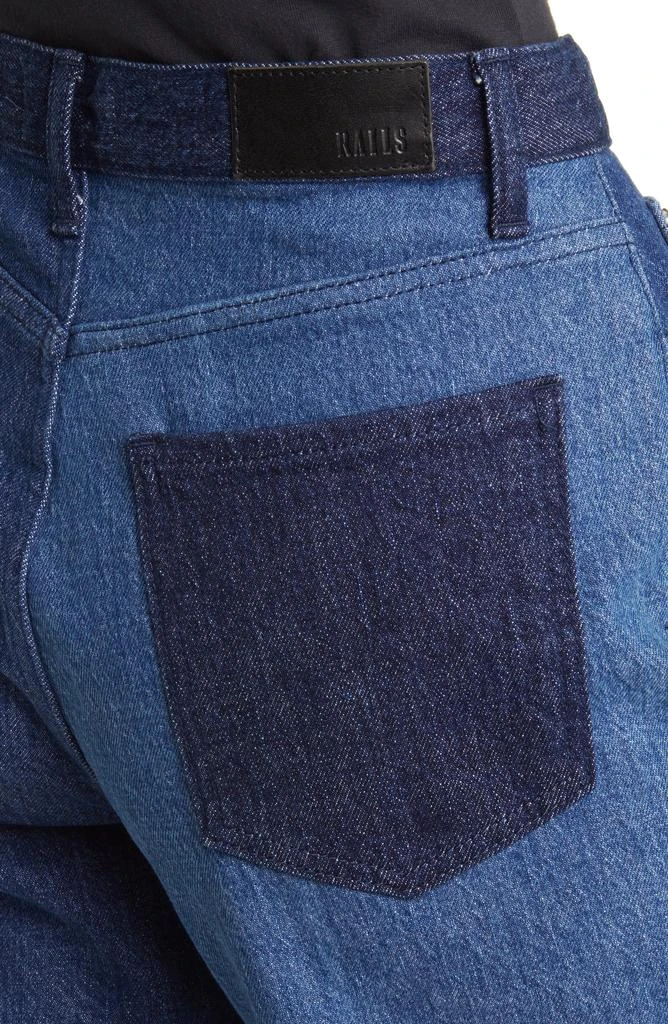Rails The Getty Patchwork High Waist Crop Wide Leg Jeans 4