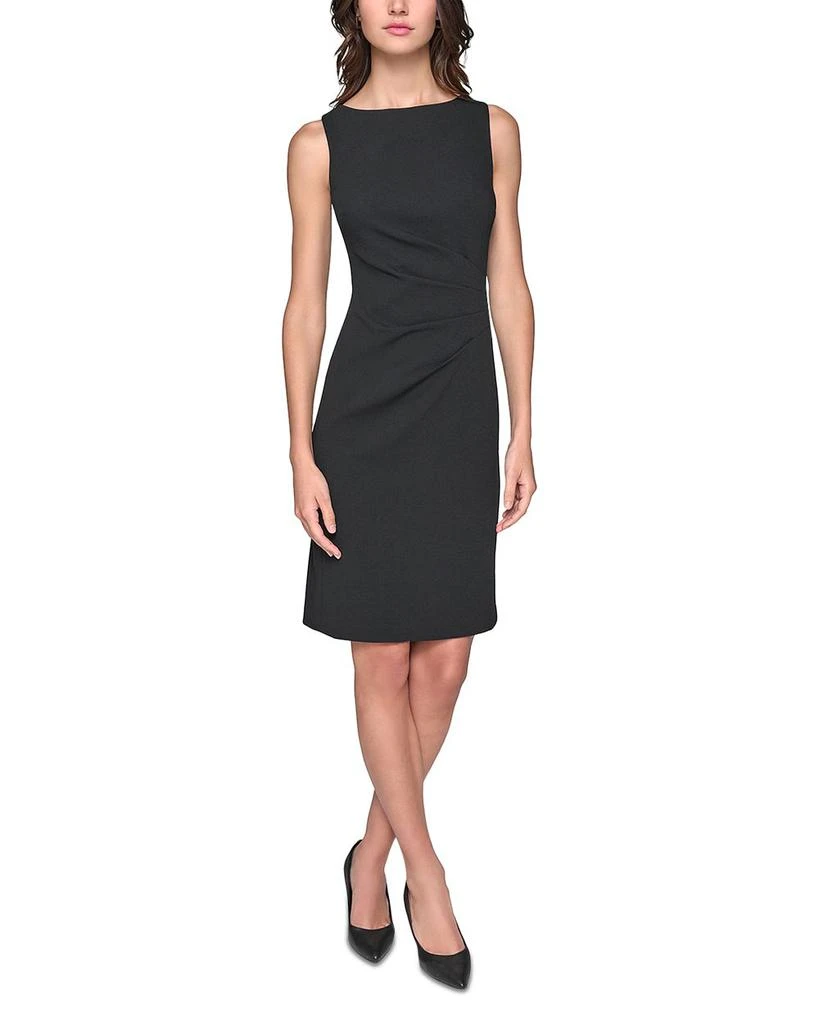 Karl Lagerfeld Paris Holiday Crepe Sheath Dress 2