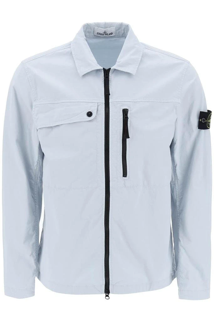 STONE ISLAND Supima Cotton Twill Stretch-TC overshirt 1