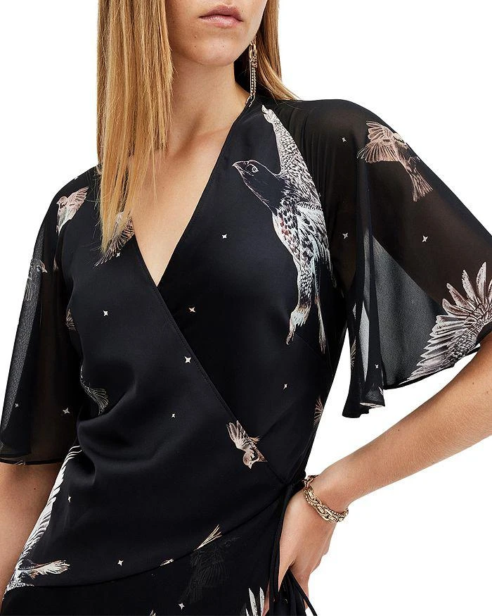 ALL SAINTS Alana Wrap Dress 2