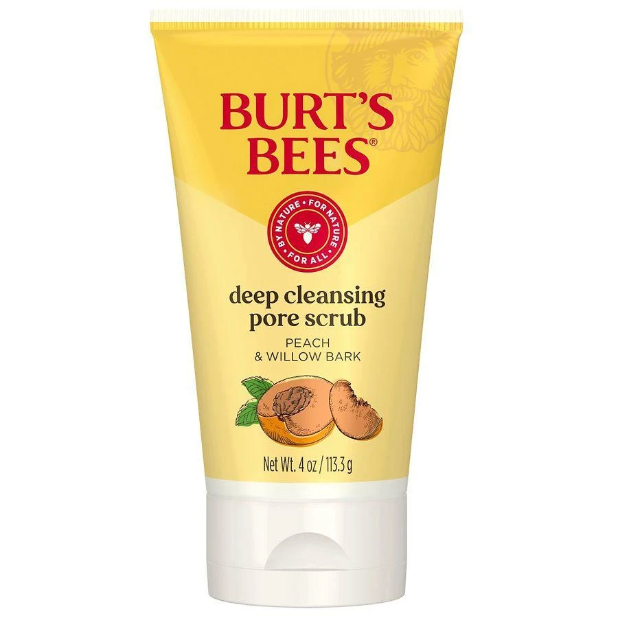 Burt's Bees Deep Cleansing Pore Scrub with Peach and Willow Bark 1