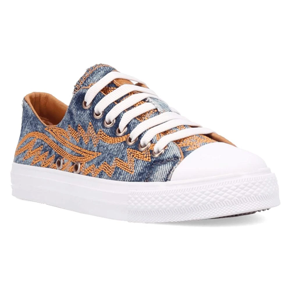 Dingo Campus Embroidered Lace Up Sneakers 2