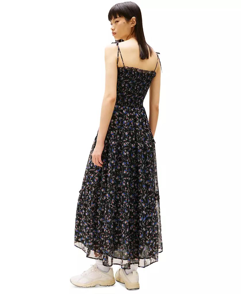 Tommy Jeans Women's Smocked Floral Maxi Dress