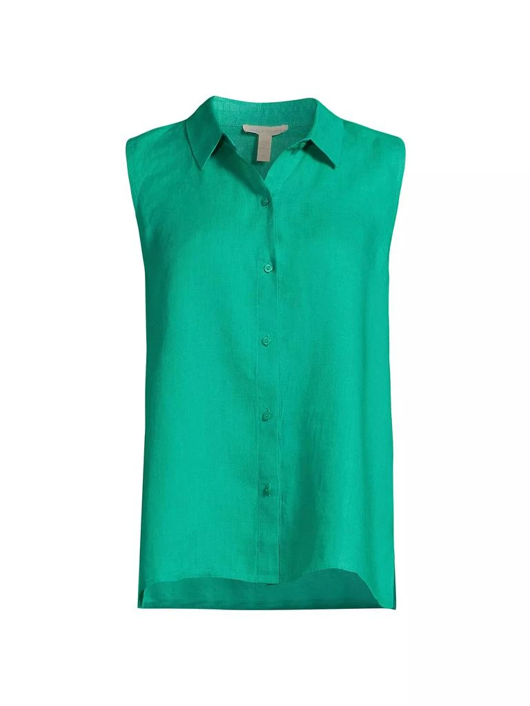 Eileen Fisher Linen Sleeveless Shirt 1
