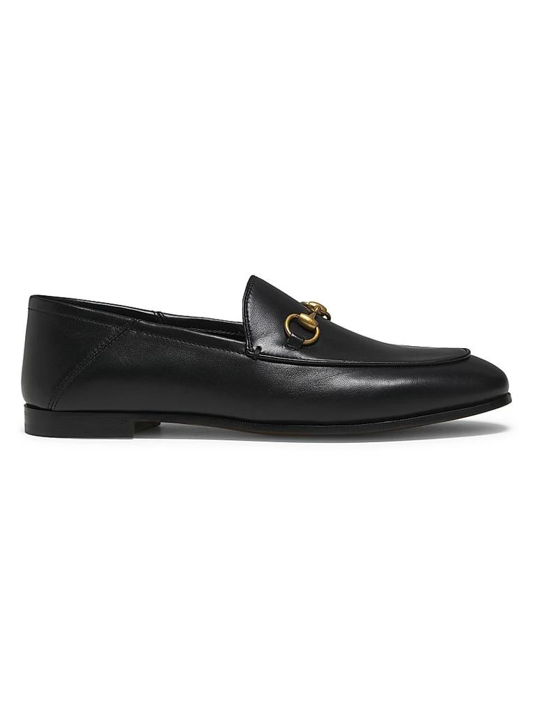 Gucci Brixton Leather Horsebit Loafers 1
