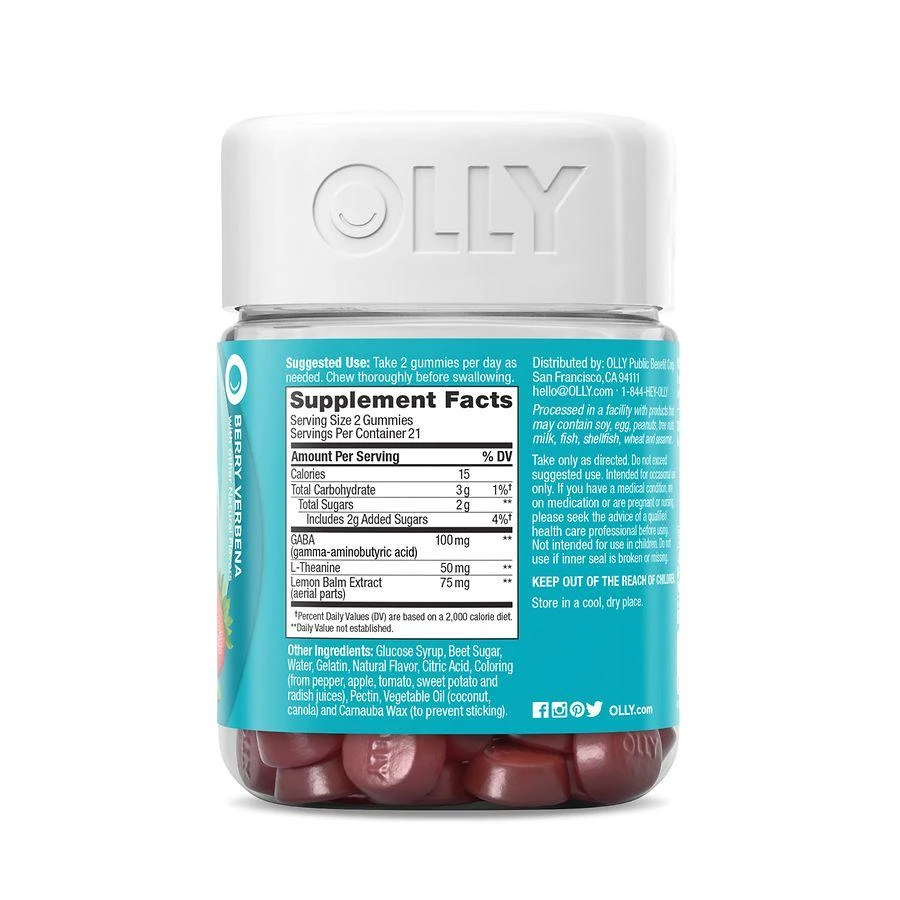 OLLY Goodbye Stress Berry Verbena 6