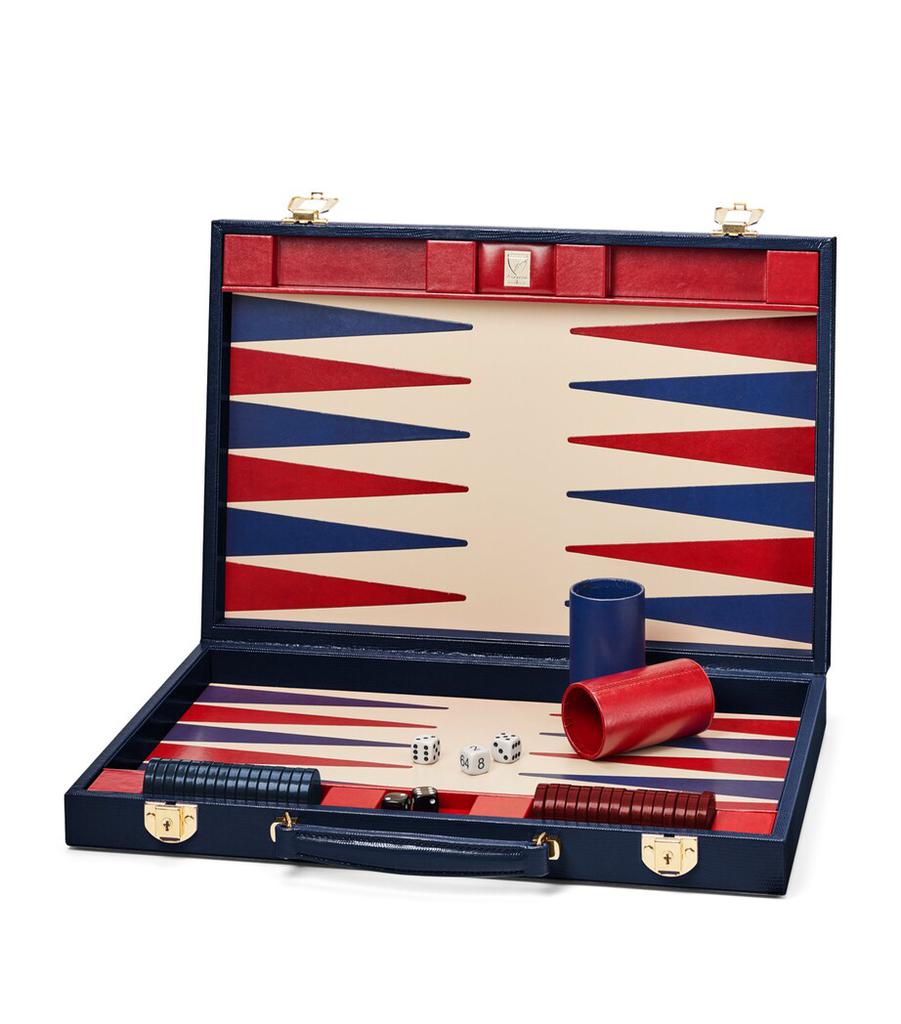 Aspinal of London Leather Backgammon Set (45cm)