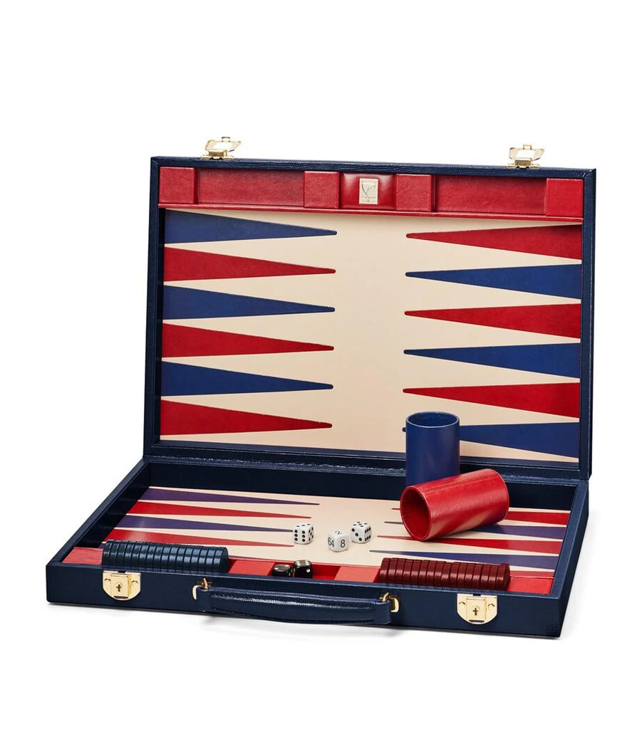 Aspinal of London Leather Backgammon Set (45cm) 1