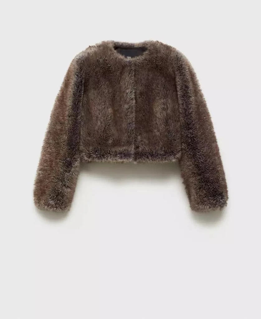 Mango Women's Fur-Effect Jacket 8
