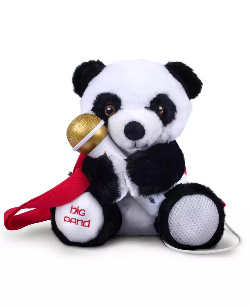 Singing Machine Plush Toy Karaoke Backpack with Microphone, Speaker, Songs Sound Effects, BigPanda